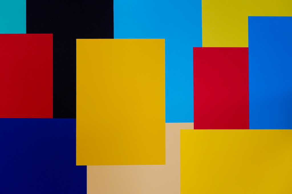 Abstract art consisting of colorful rectangular geometric shapes. Image credit: Daniele Levis Pelusi/Unsplash