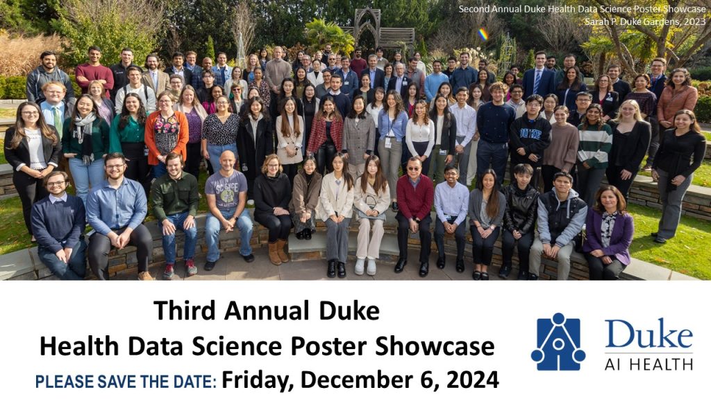 Save-the-date flyer for the December 2024 poster showcase