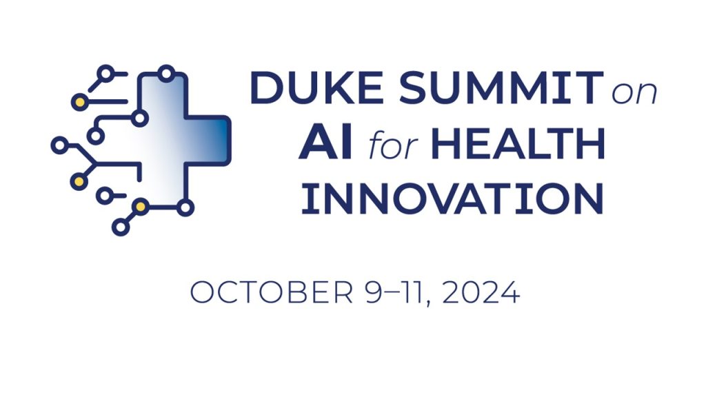 Logo for the 2024 Duke Summit on AI for Health Innovation